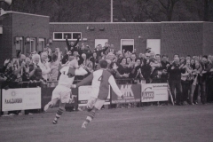 Dirk in actie tijdens kampioenswedstrijd