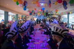 Boerenkoffietafel en 'ophangen' foto