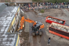 Sloop oude en begin nieuwe school