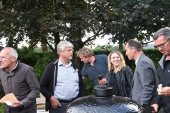 Bezoek 'vrienden' aan Marielle en Bas